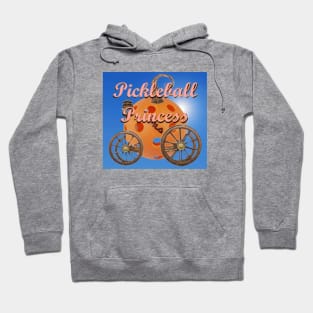 Pickleball Princess Carriage Design Hoodie